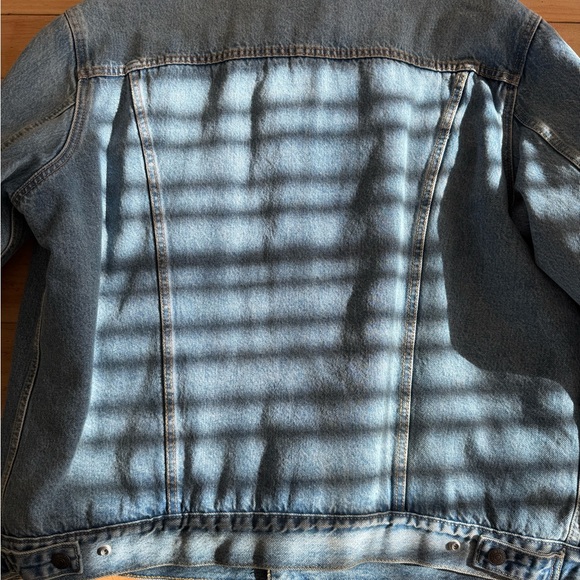 Levi's Mens 16365 0110 Sherpa Denim Trucker Jacket - Picture 13 of 14